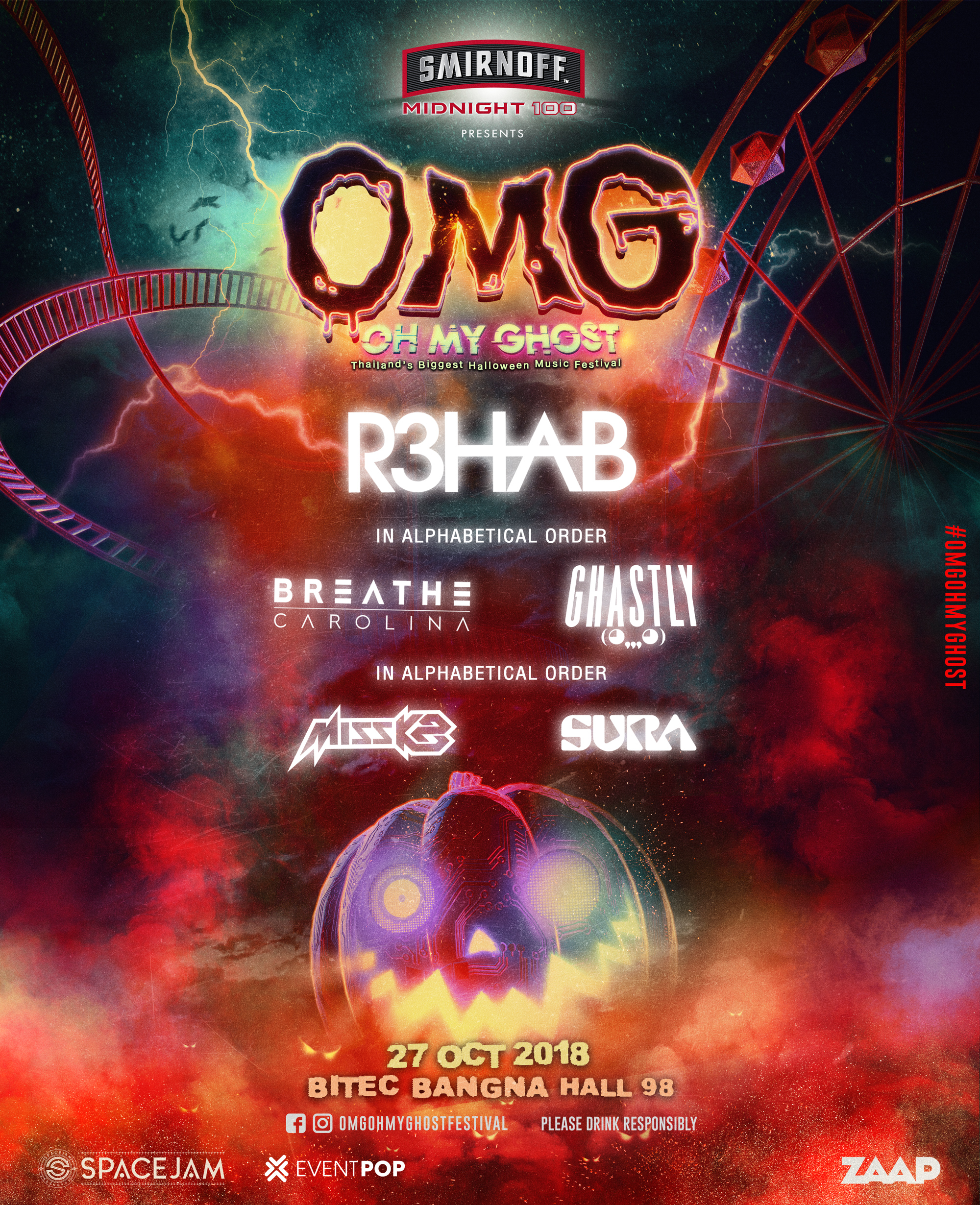 OH MY GHOST Halloween Music Festival ครั้งแรกในประเทศไทย อย่าพลาดงานสุด