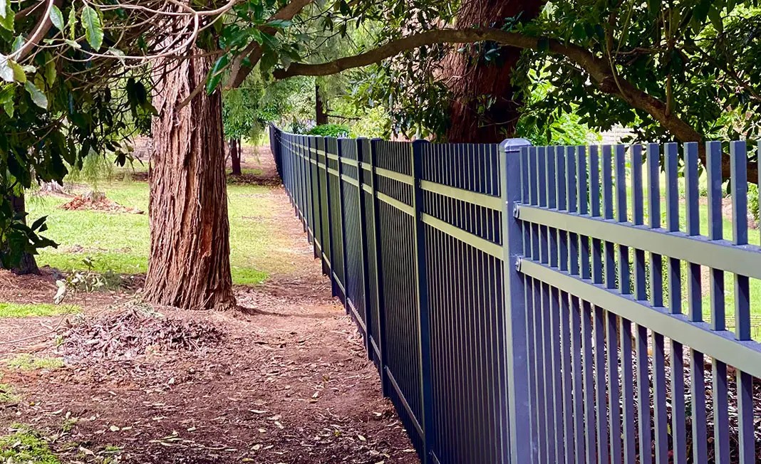 Rakeable Steel Fence Panels Doogood Australia