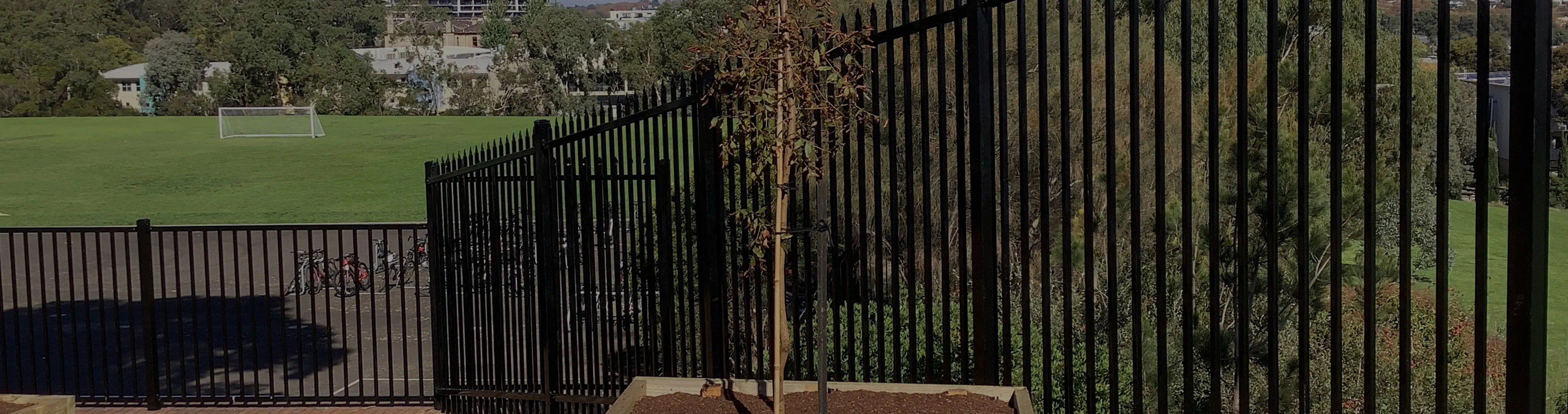 Rakeable Steel Fence Panels Doogood Australia