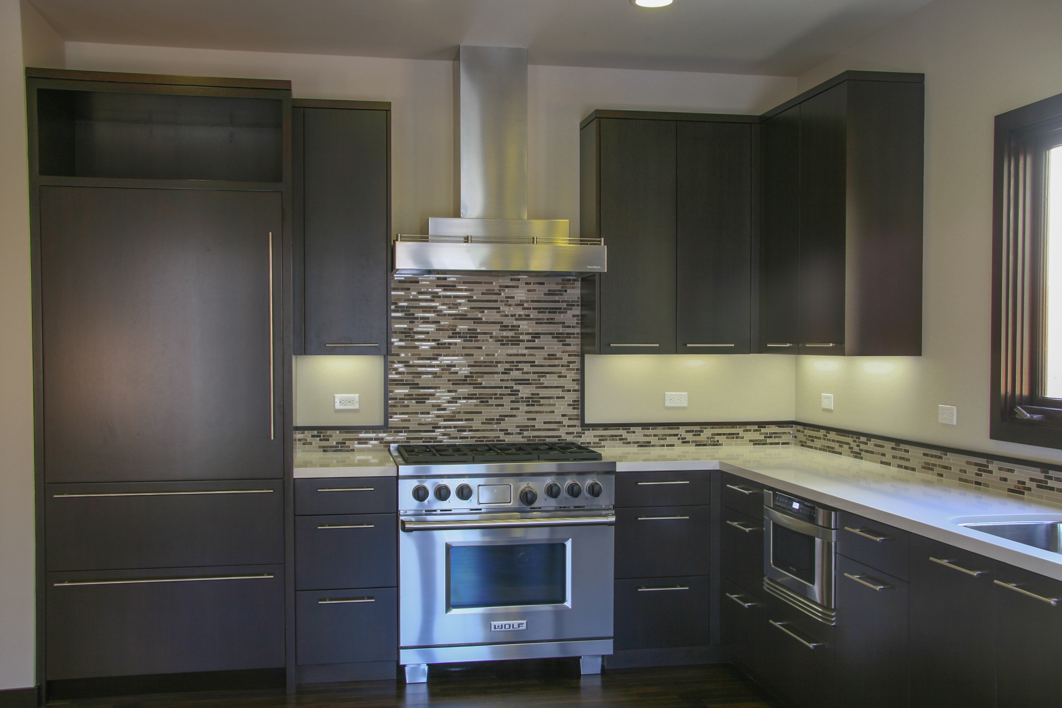 Stained Rift Cut Oak Kitchen Doopoco Enterprises