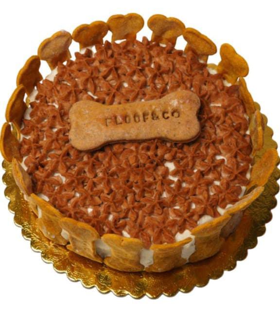 Doggie Delight Bone Shaped Cake Doorstep Cake
