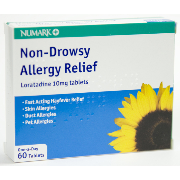 Numark NonDrowsy Hayfever & Allergy Relief Tablets • Doorstep Pharmacy