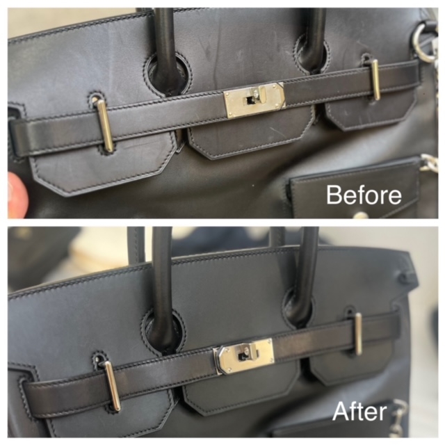 Cleaning and Restoring a Special Hermès Birkin Bag Door To Door Cleaners