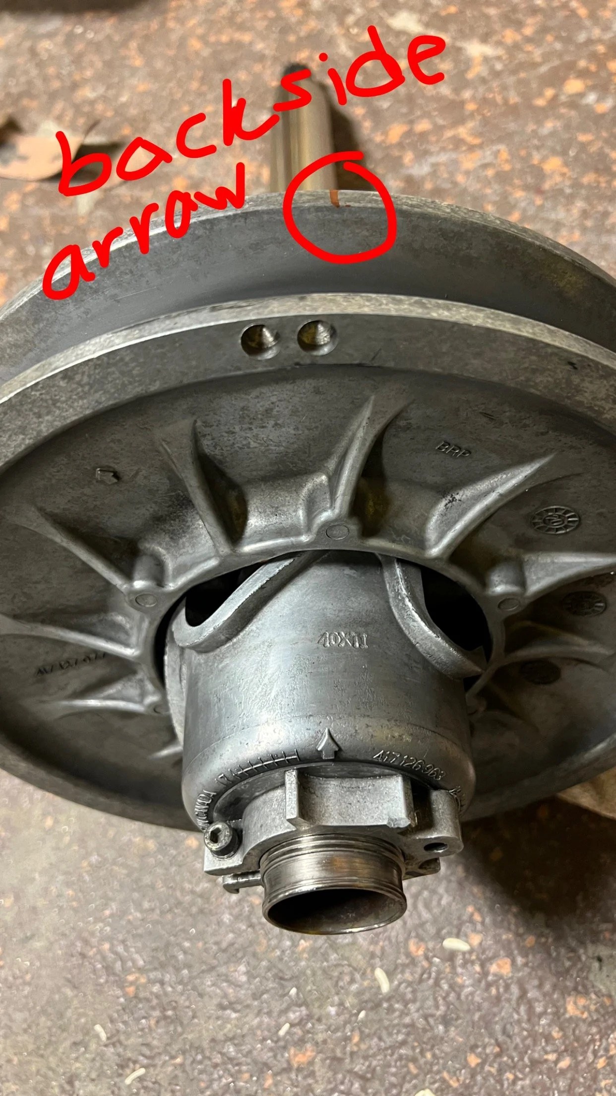 Secondary clutch markings? SkiDoo Snowmobiles Forum