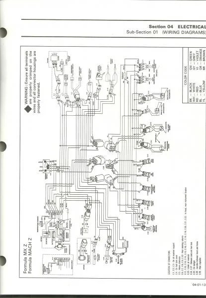 Wiring Diagram For Formula Mxz Ski Doo Snowmobiles Forum