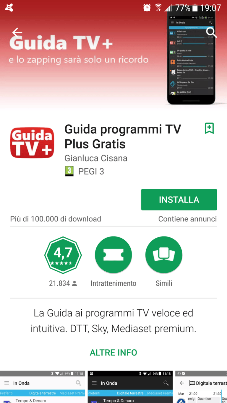 Cosa fa stasera in TV? Ecco l'app per la guida ai programmi TV