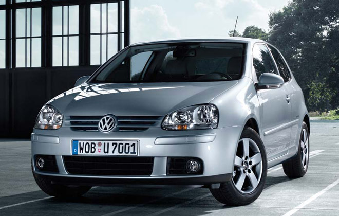VW Golf 5 United auf Doppel WOBber