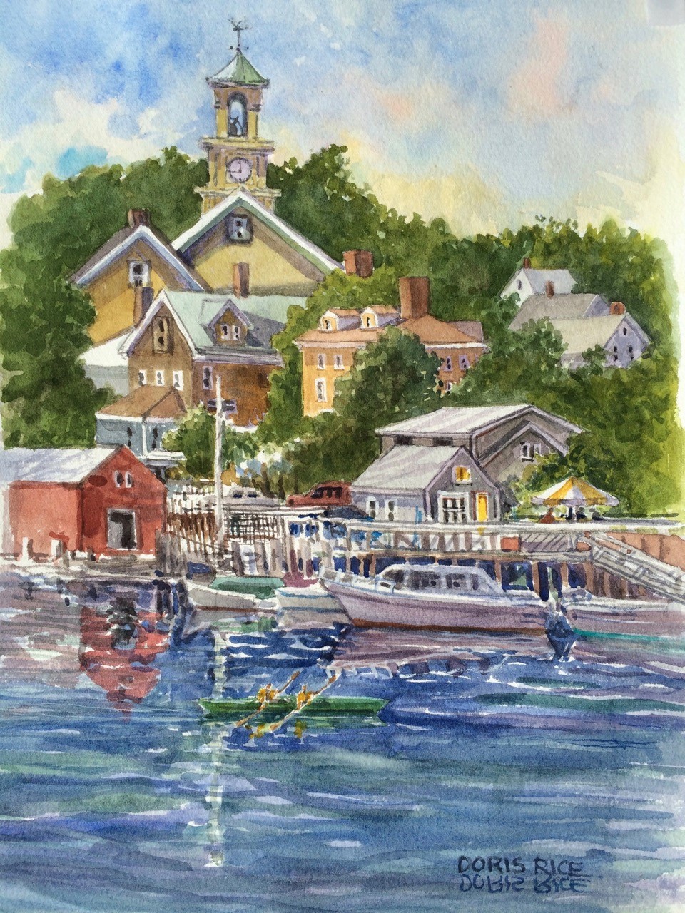 Seacoast NH Aug 1721 2020 Doris Rice Watercolors