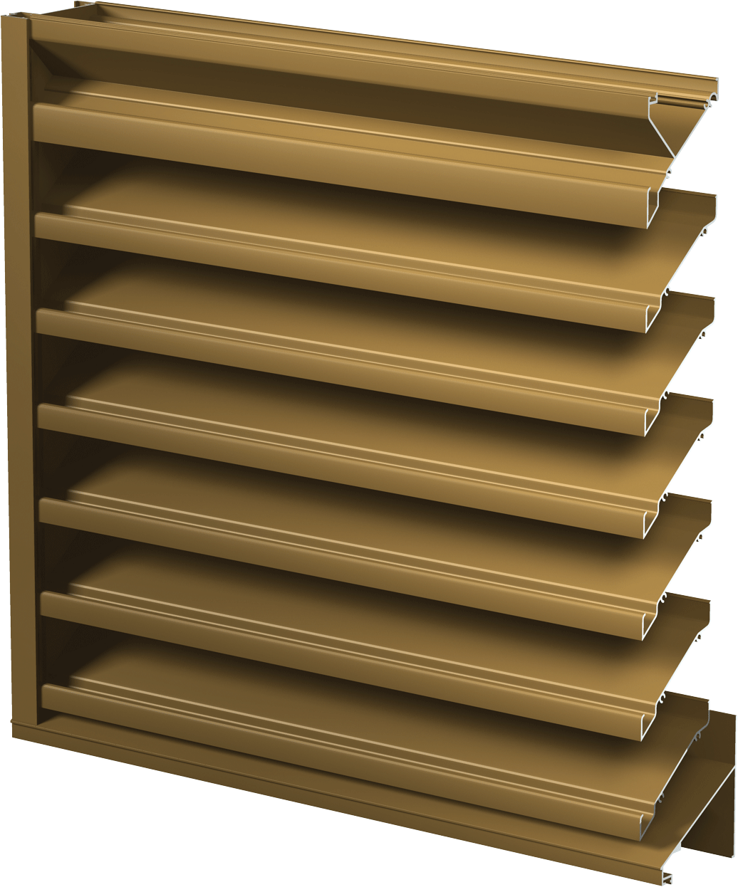 ESD-435 Drainable Blade Louver – Dorse & Company