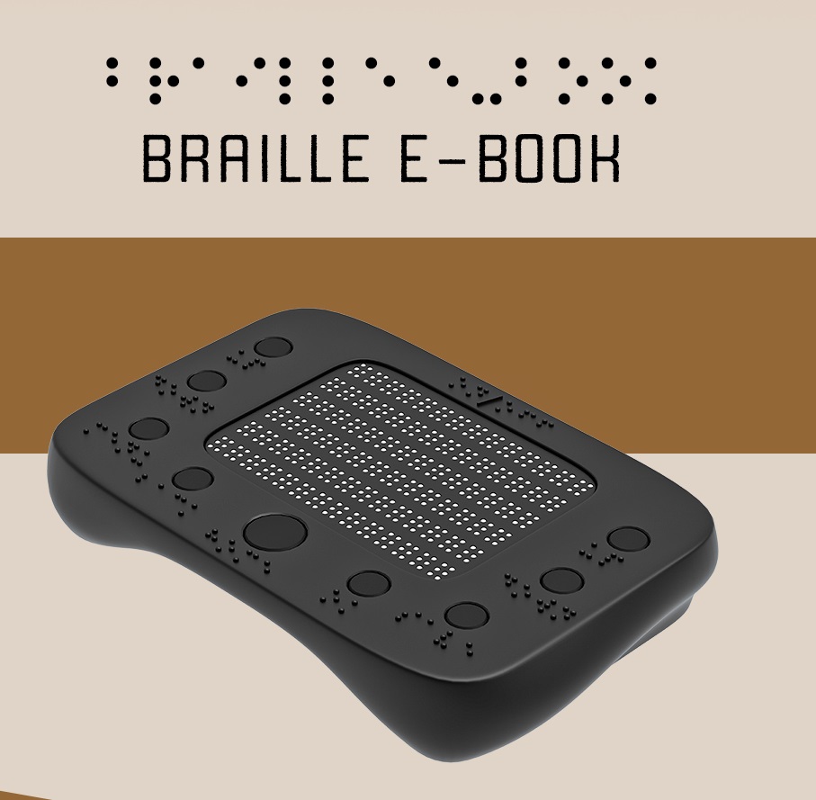 Un dispositivo electrónico para leer libros en Braille