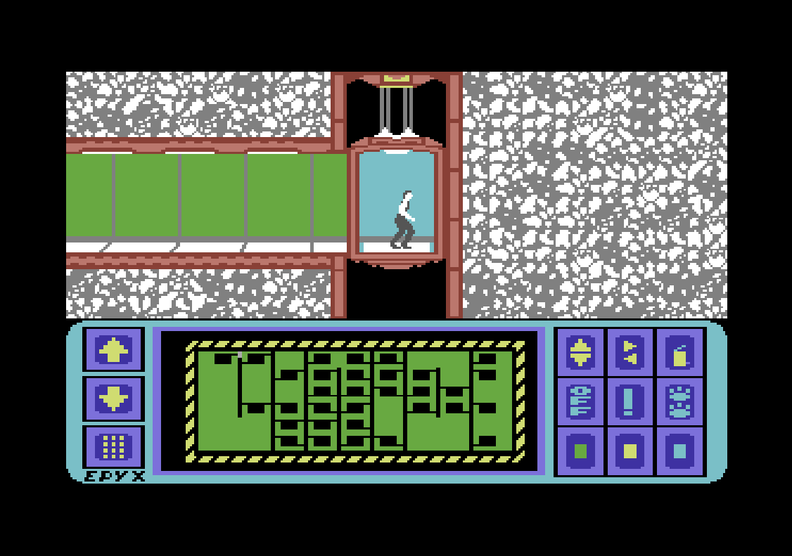 Impossible Mission (1984) for C64 by Epyx on Windows 10, 8 and 7