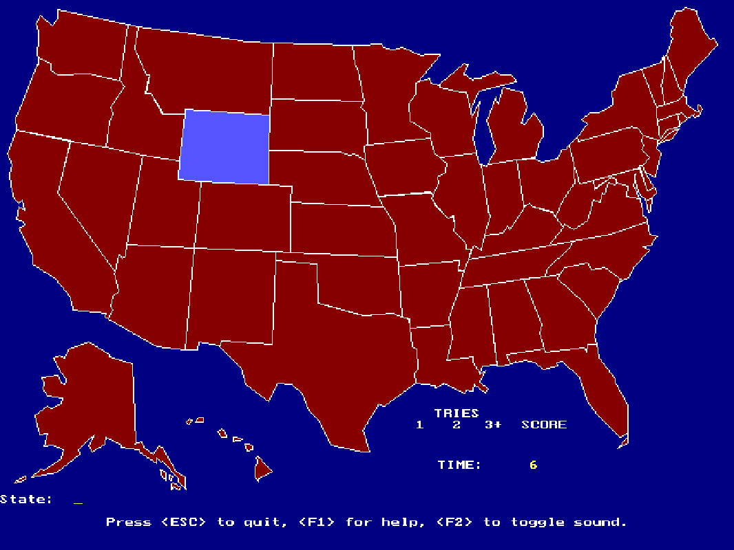 United States Quiz game at