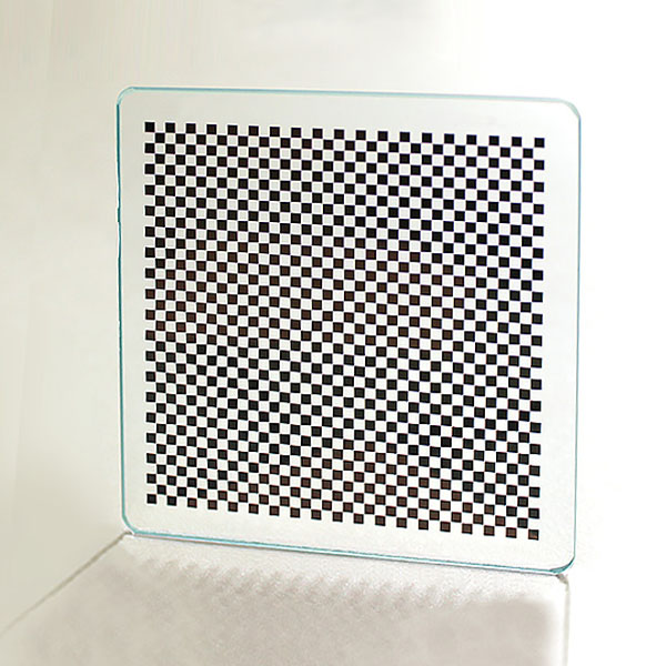 Checkerboard Serieschrome on glass calibration targets, accuracy +/0