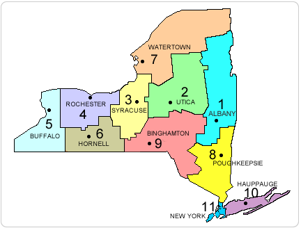 Ny State Regions Map Regional Offices