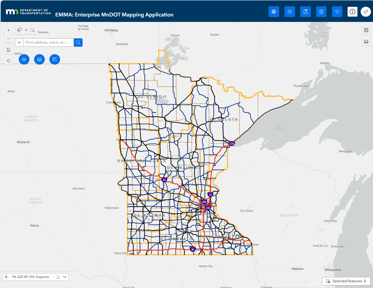 Enterprise MnDOT Mapping Application MnDOT