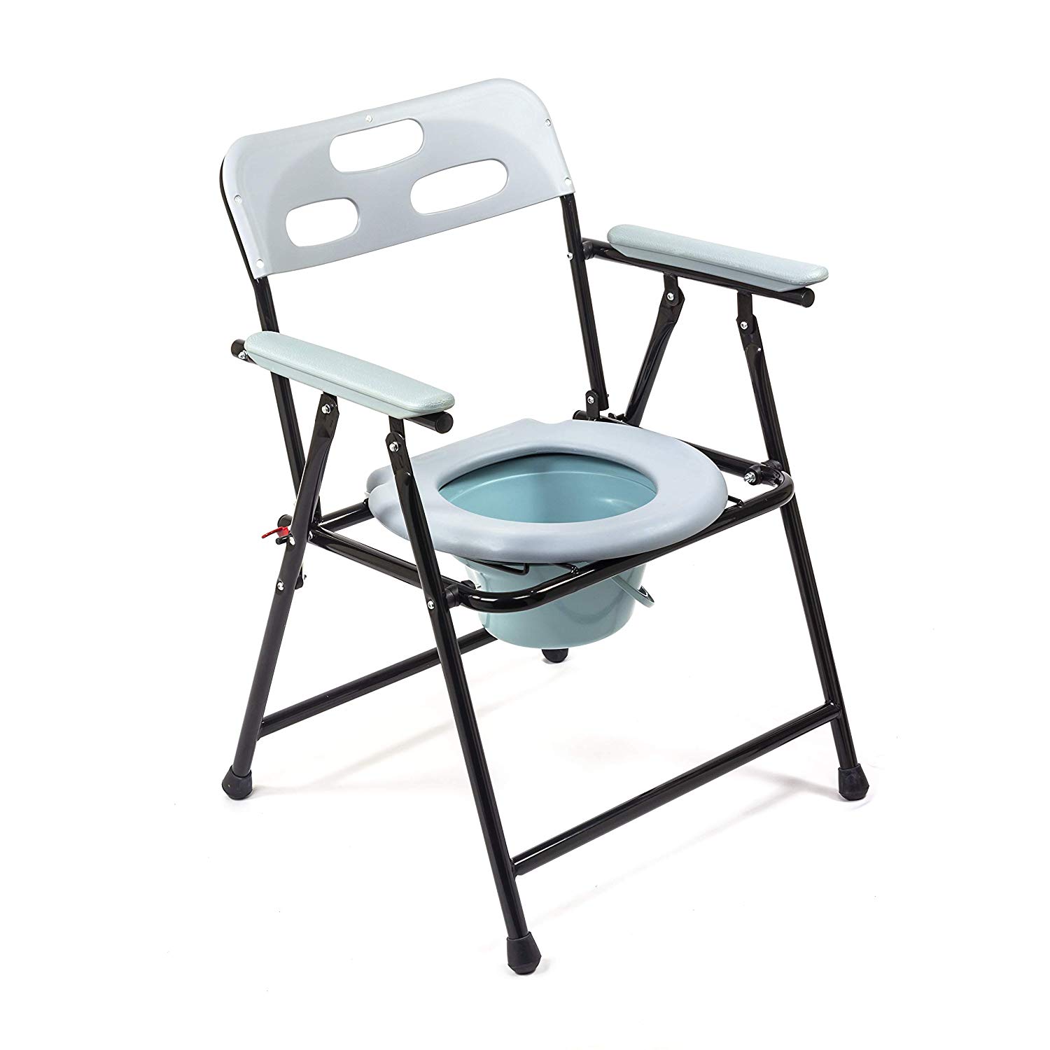 Buy KosmoCare Deluxe Commode Chair MS Frame (Grey) at lowest price