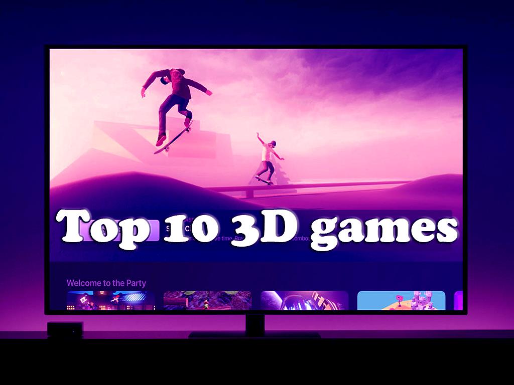 best 10 3D games on Apple app store