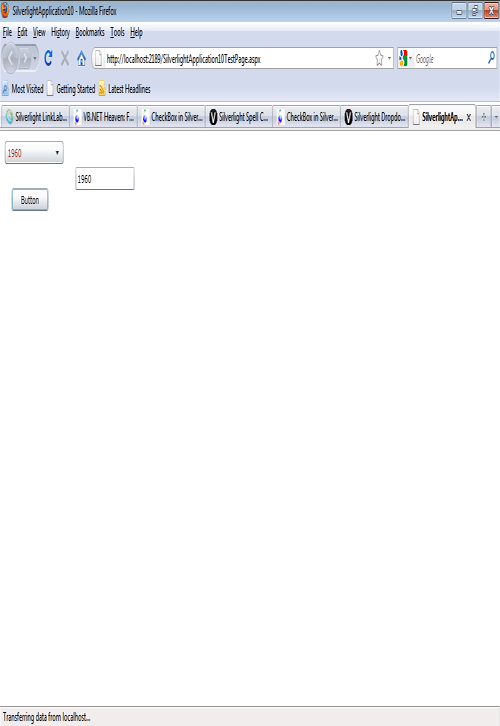 Silverlight ComboBox control in