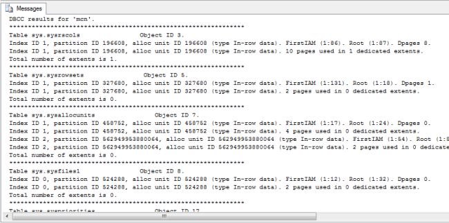 Disk Space Allocation Structures Consistency In SQL Server 2008