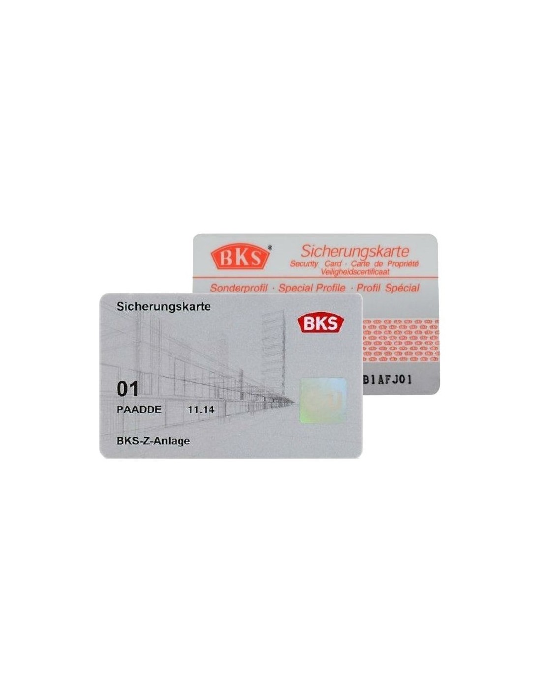 Carte Picard Sur Téléphone CARTE BKS Double clés