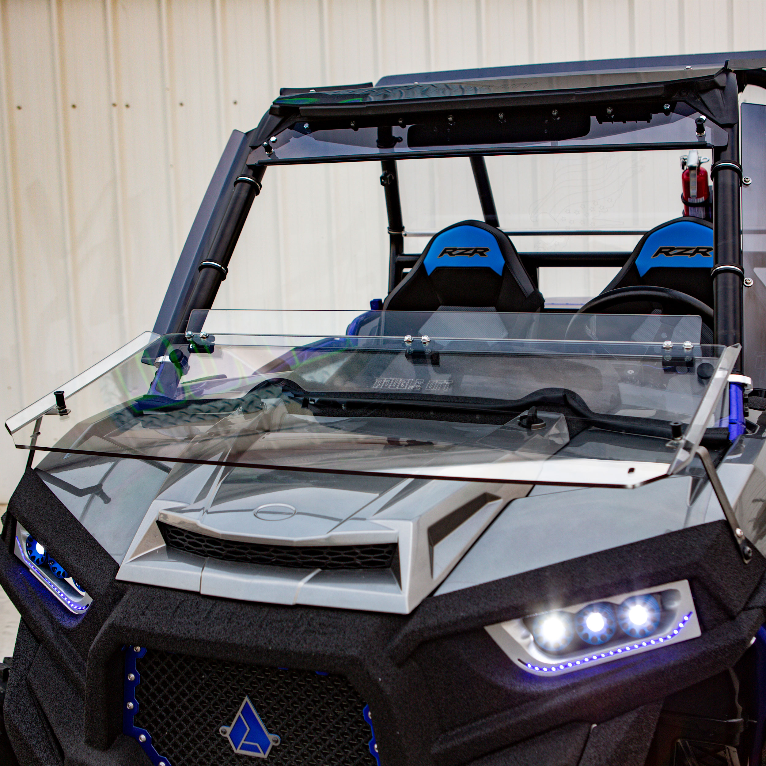 Fold Down Windshield Double OTT UTV Accessories