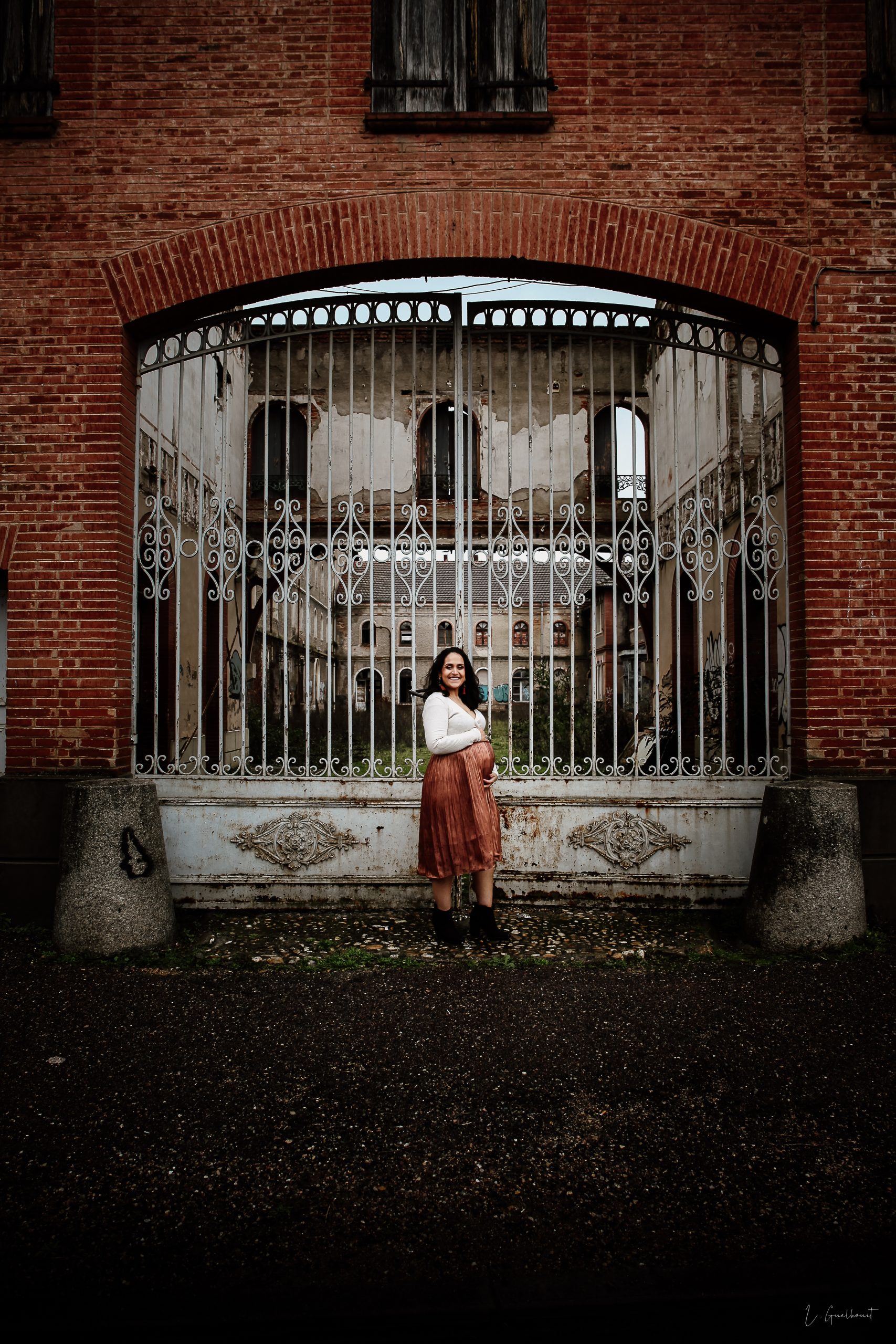 Séance ventre rond en famille Photographe Villemur sur Tarn