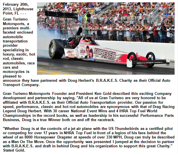 official  Site of the Doug Herbert Racing Top Fuel Dragster