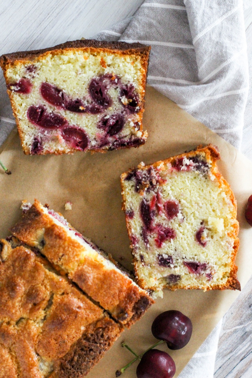 Cherry Pound Cake DoughEyed