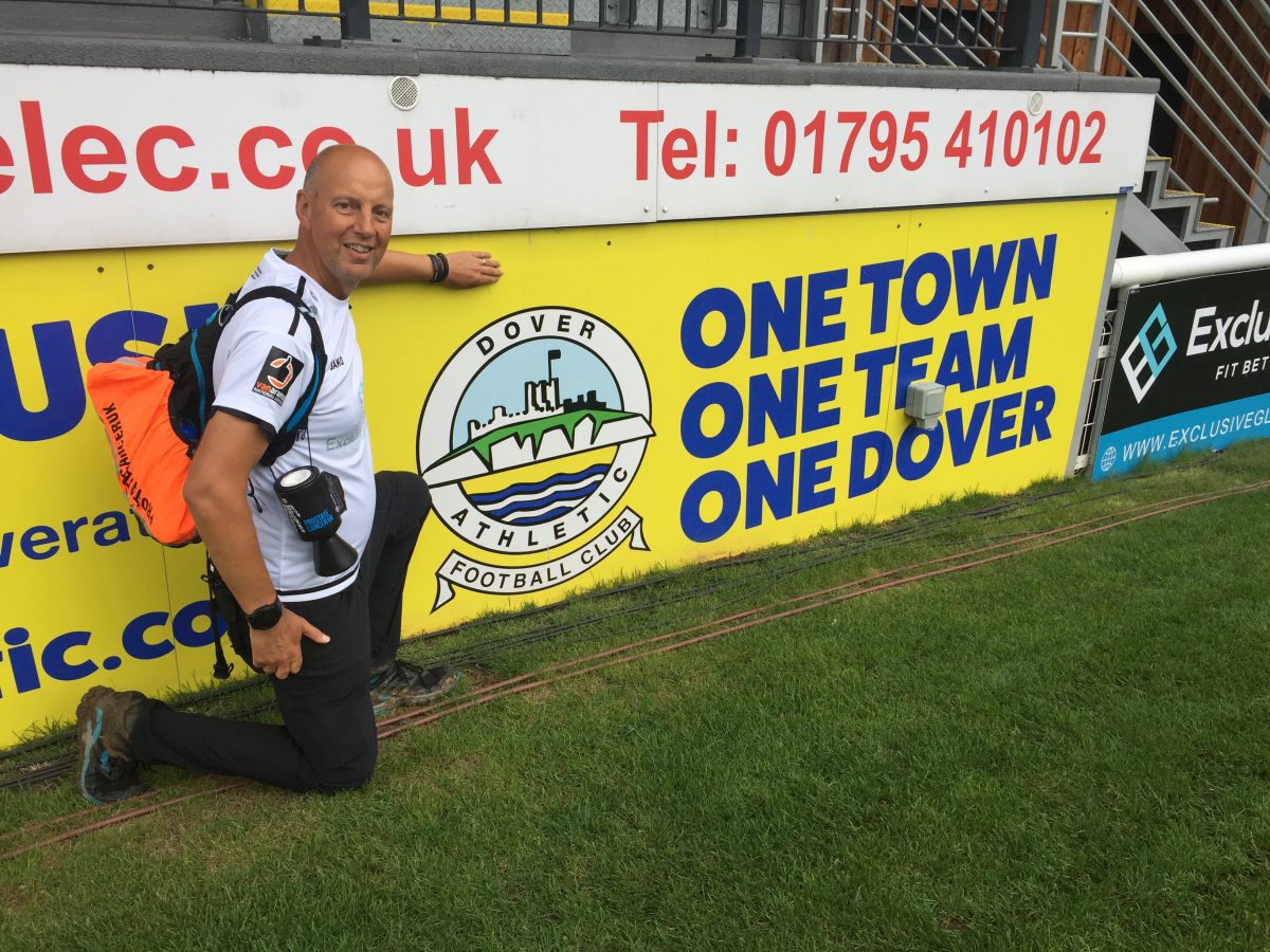 WALKING CHALLENGE ENDS AT CRABBLE DOVER ATHLETIC FC