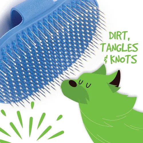 Dog Curry Comb Dog Grooming Kit Dog Brush DoWell Equine