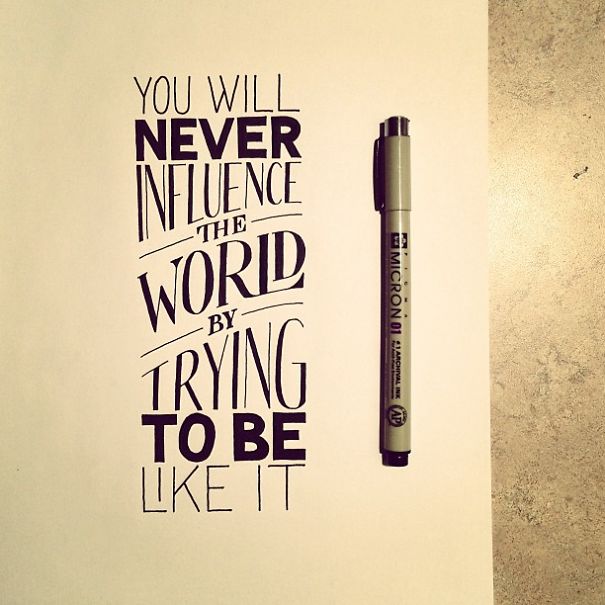 14 Wonderful Hand Lettered Quotes that will inspire You