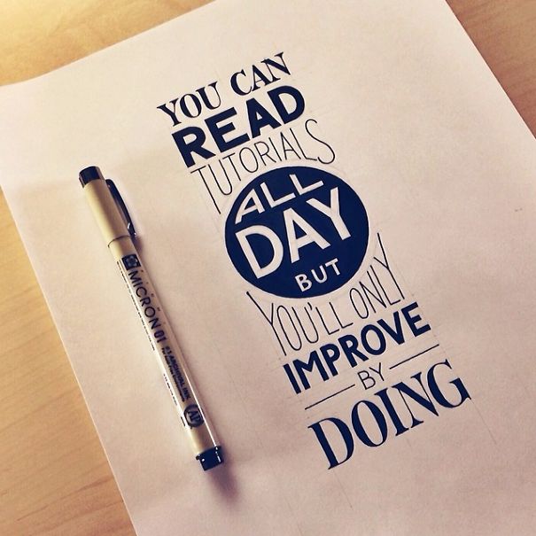 14 Wonderful Hand Lettered Quotes that will inspire You