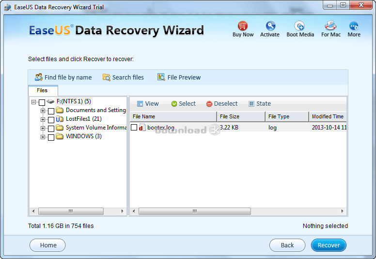 Download DRW_Trial_RSS_new_Installer_20201125.100000.exe Free trial EaseUS Data Recovery