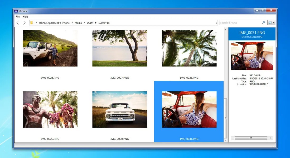 iBrowse Software and hardware identification