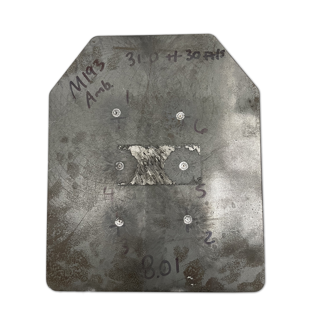 AR600 Level III+ Body Armor Plates Pair MultiCurved 10x12