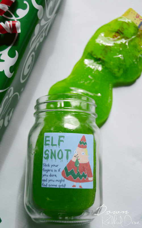 Elf Snot Christmas Gift Idea for Kids! The fun way to give gift cards!