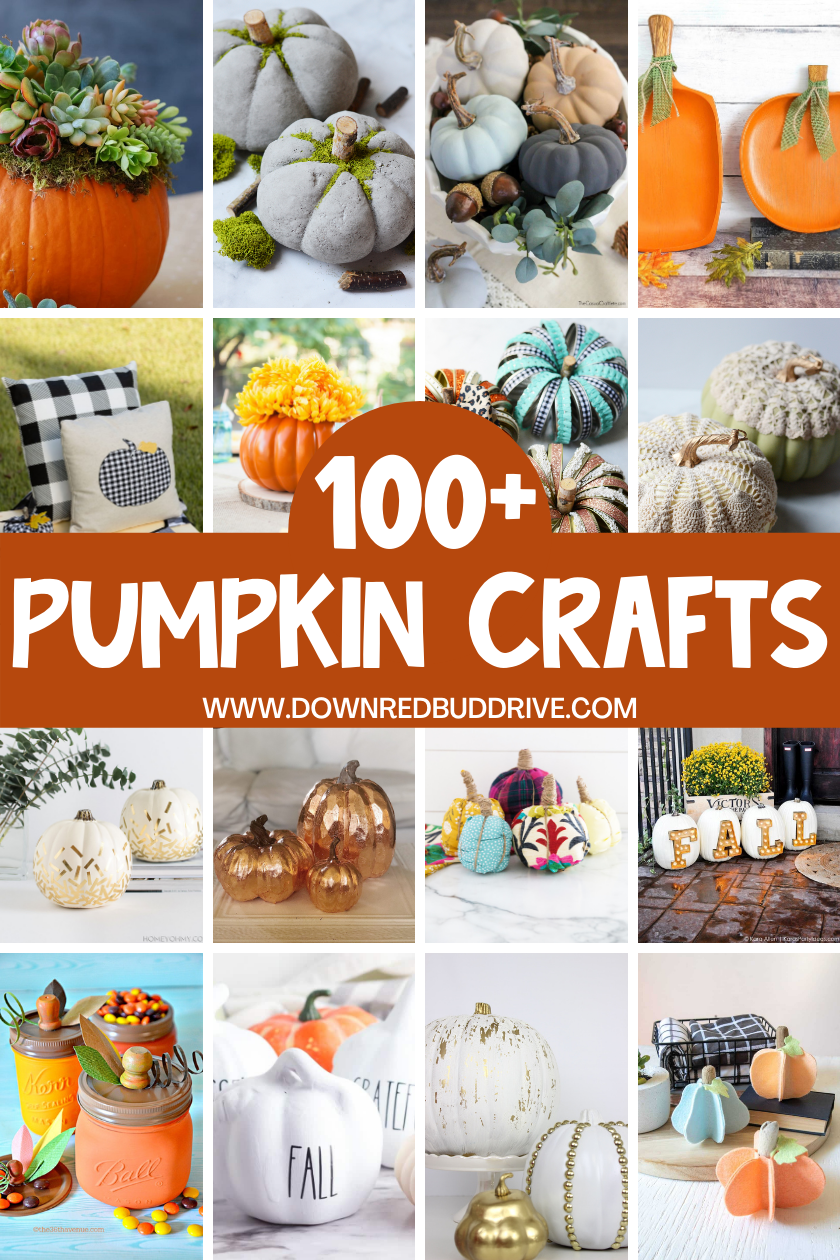 100+ Pumpkin Crafts for Adults Easy DIY Fall Home Decor Ideas!