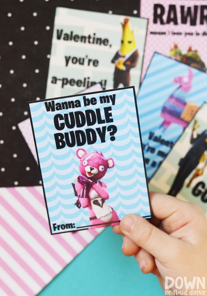 Printable Fortnite Valentines Free Printable Fortnite Valentines
