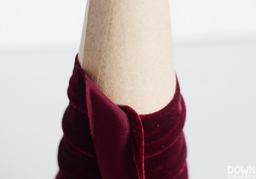 DIY Velvet Trees Easy DIY Christmas home decor!