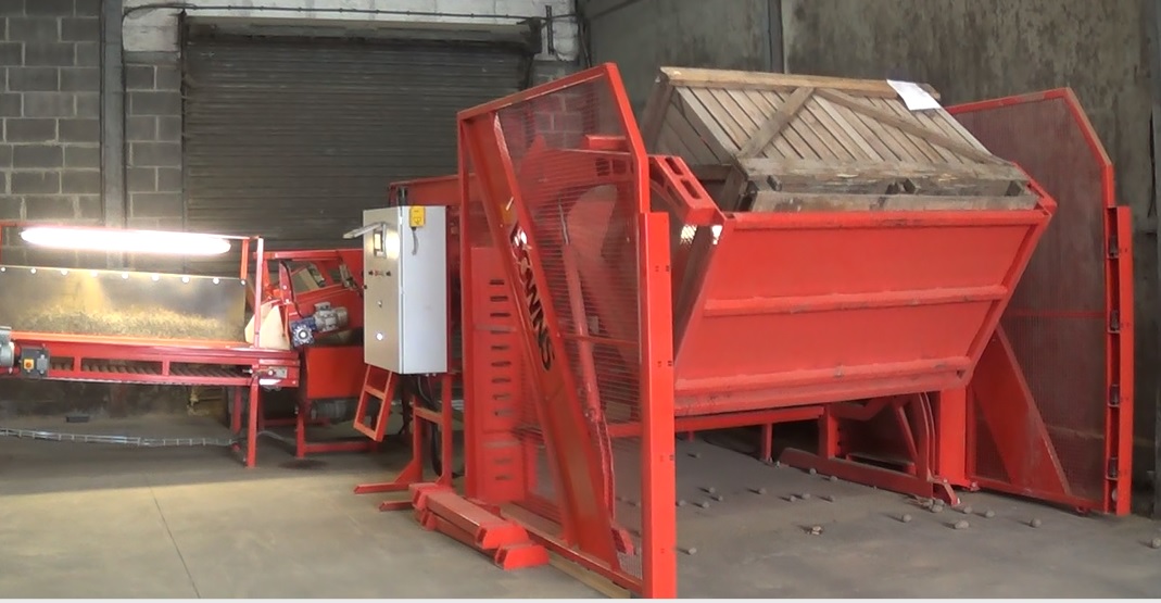 Potato big bag and box tipper DOWNS