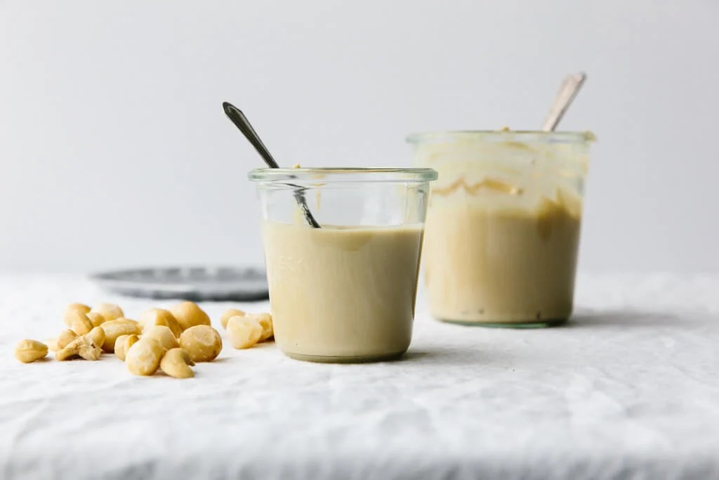 This macadamia cashew butter blend is one of my favorite homemade nut butters. It's delicious, super creamy and only take a few minutes to make. 