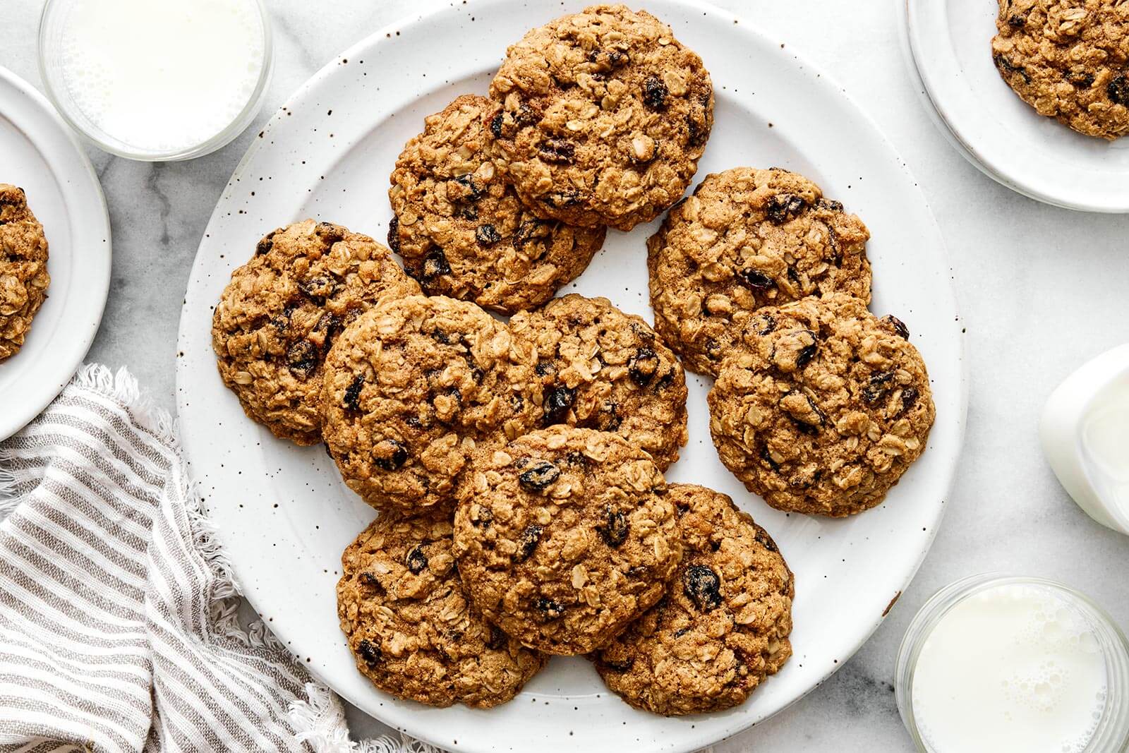 Healthy Oatmeal Cookies (Easy & Gluten-Free) | Downshiftology