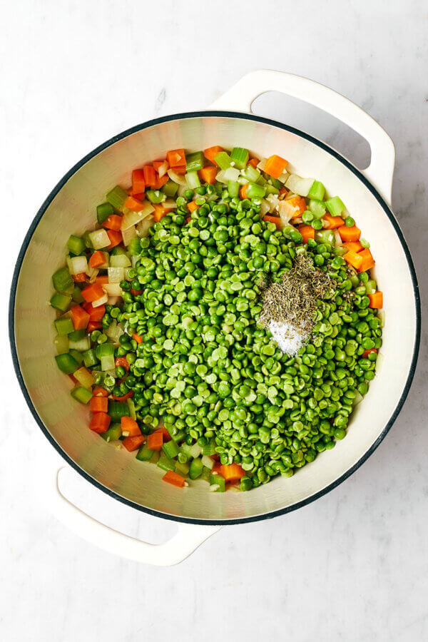 Classic Split Pea Soup Downshiftology
