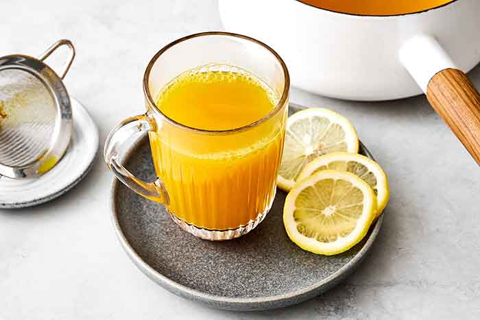 Final turmeric tea.