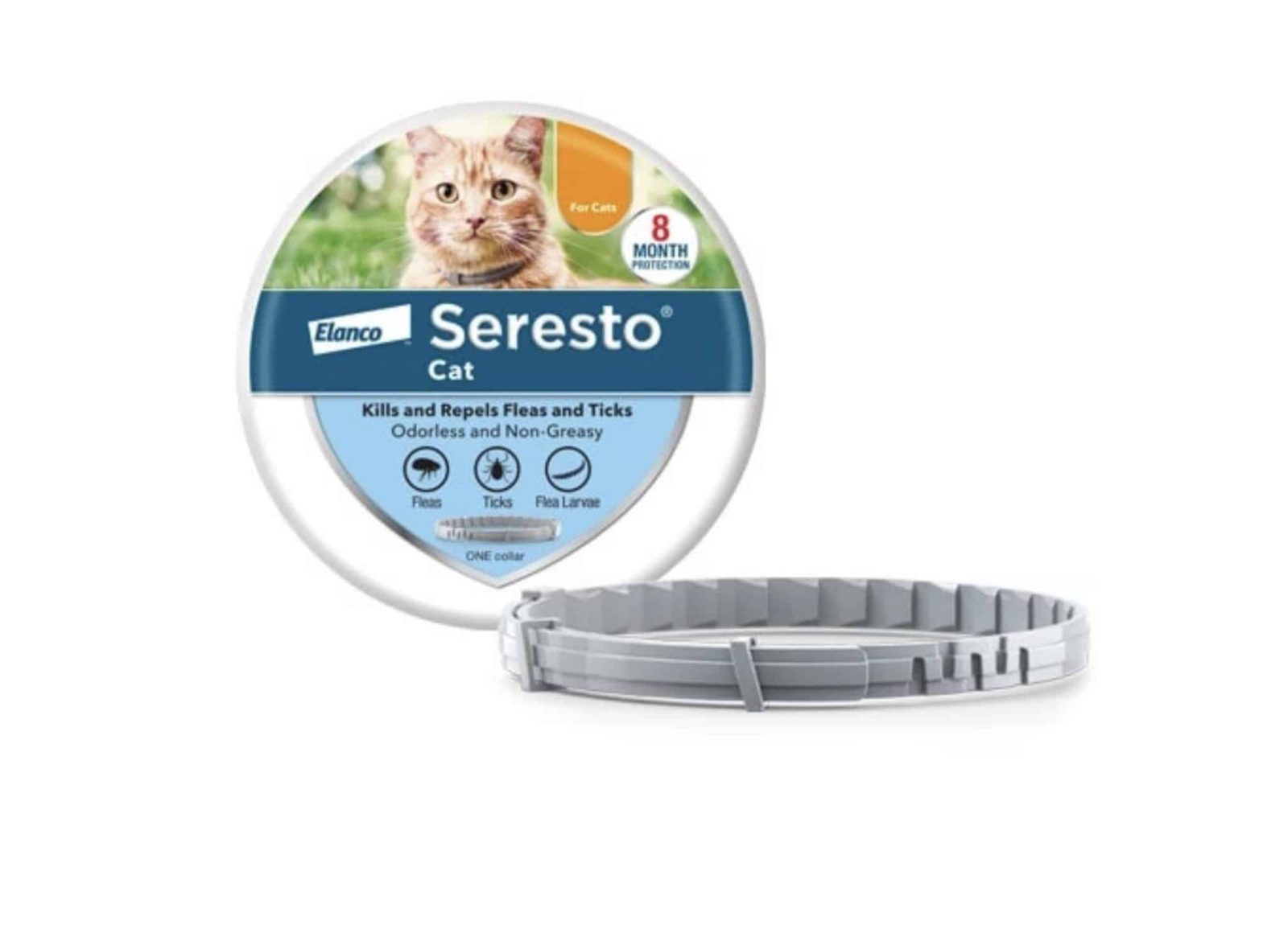 Seresto Collar for Cats Downward Paws