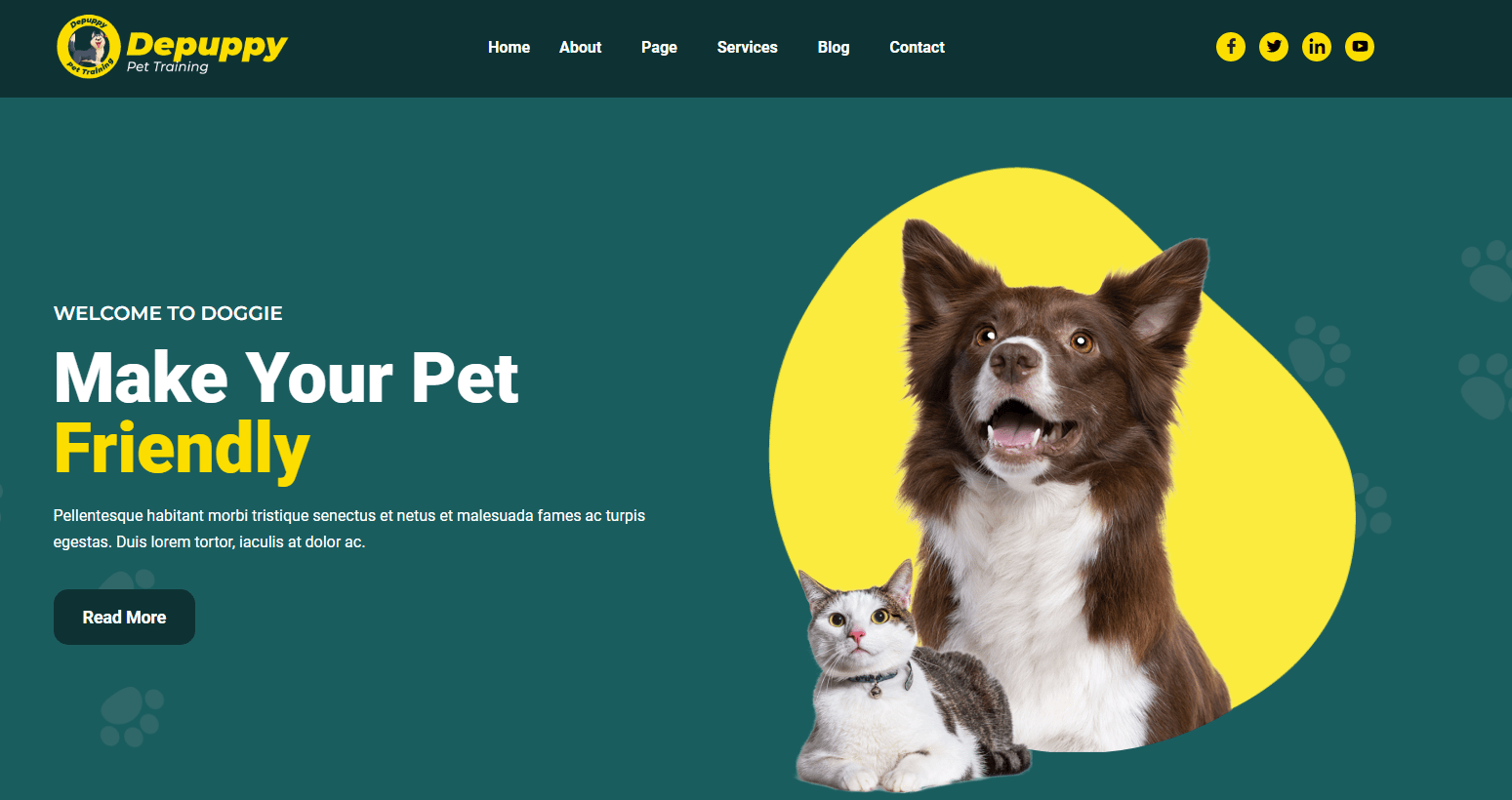 v1.0.0 Depuppy Pet Training Elementor Template Kit Download Your Script