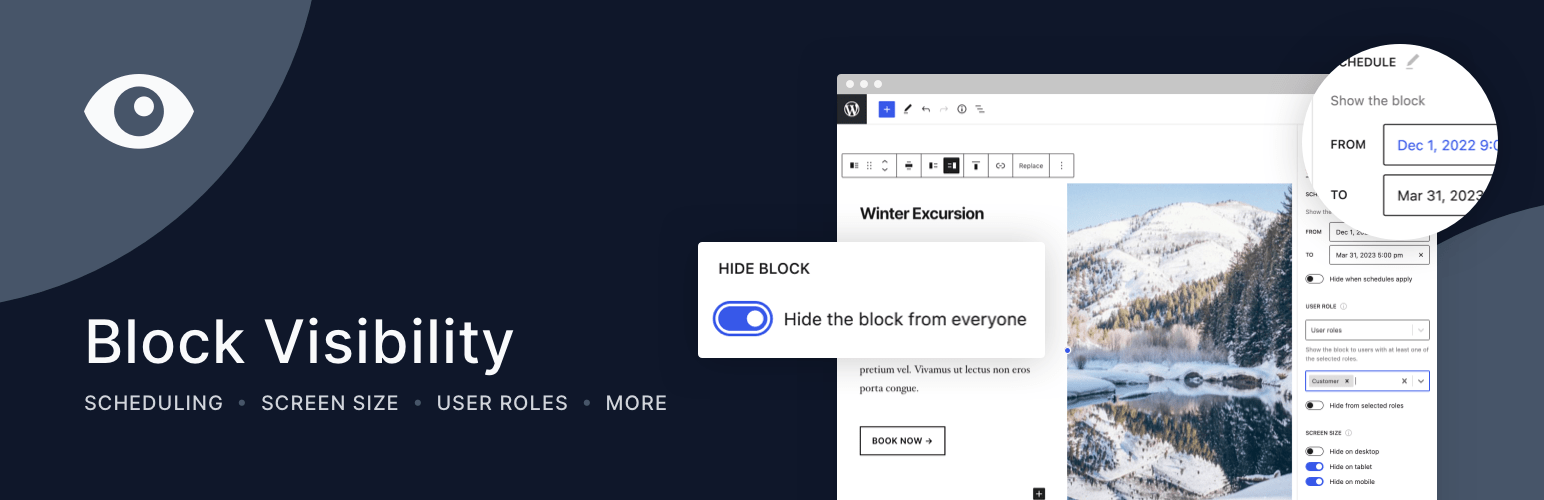 v1.6.2 Block Visibility Pro Block Editor WordPress Plugin Download