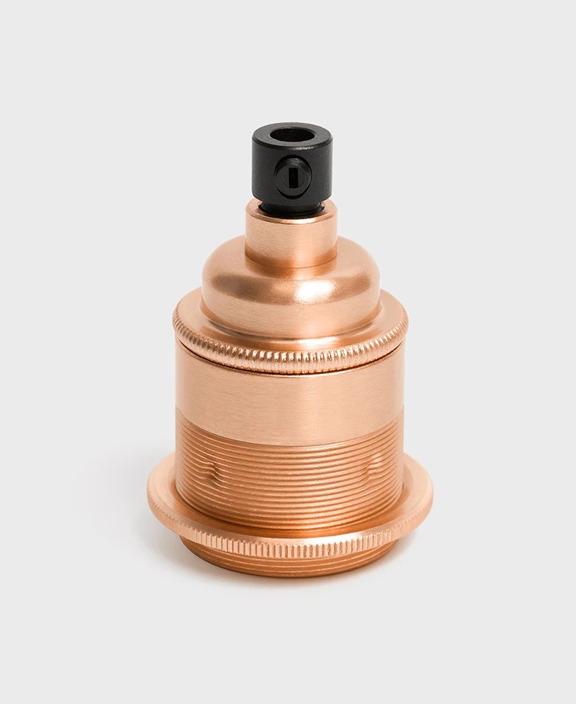 Brushed Copper Light Bulb Holder Dowsing & Reynolds