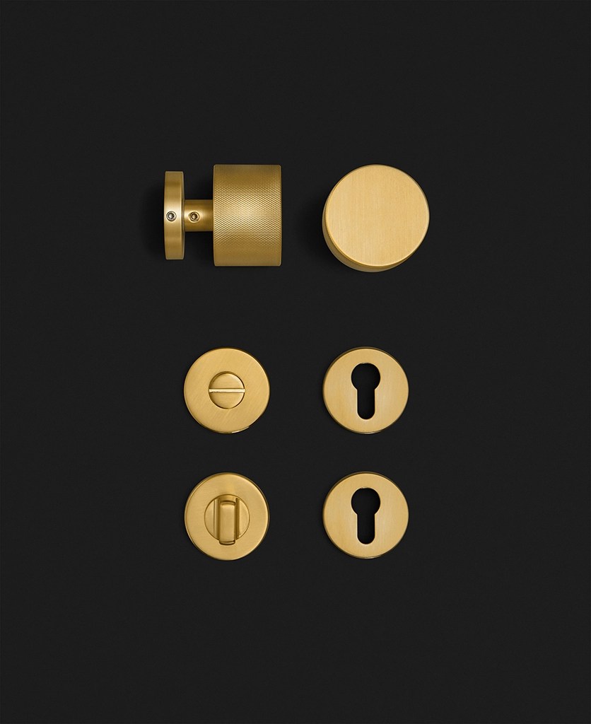 Gold Kandinsky Internal Door Knob Dowsing & Reynolds
