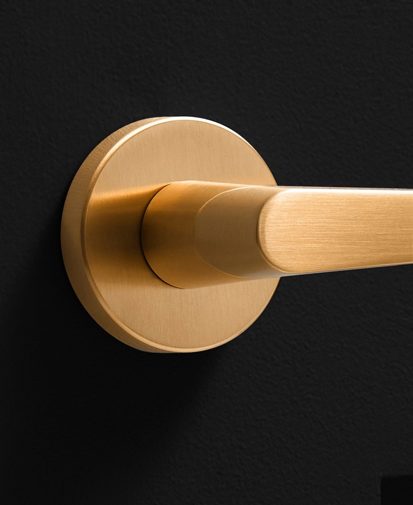 Gold Hepworth Internal Door Handle